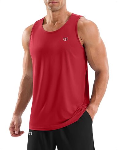 G Gradual Men's Workout Tank Tops Sleeveless Muscle Shirts Summer UPF 50+ Quick Dry Shirts for Men Athletic Running Gym in Kuwait