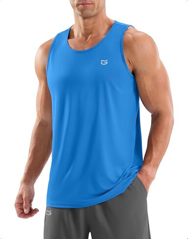 G Gradual Men's Workout Tank Tops Sleeveless Muscle Shirts Summer UPF 50+ Quick Dry Shirts for Men Athletic Running Gym in Kuwait