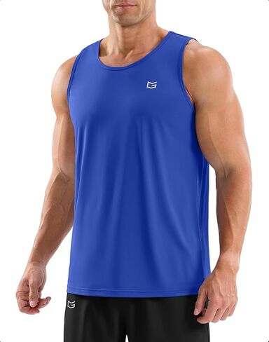 G Gradual Men's Workout Tank Tops Sleeveless Muscle Shirts Summer UPF 50+ Quick Dry Shirts for Men Athletic Running Gym in Kuwait