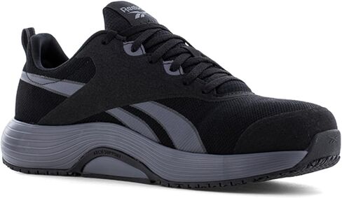 Reebok Work Womens Lite Plus 4 Electrical Hazard Slip Resistant Composite Toe Work/Duty - Black, Grey - Size 9 M in Saudi Arabia