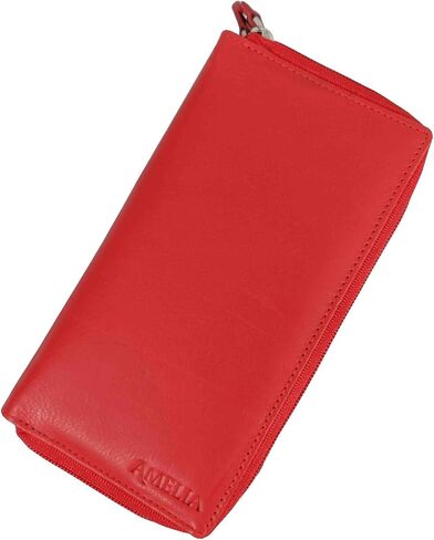 Paul Walter Genuine Leather Checkbook Cover – RFID Blocking Wallet with Credit Card Slots & Long Checkbook Holder in Saudi Arabia