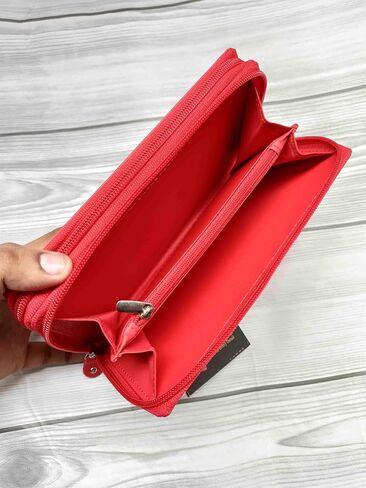 Paul Walter Genuine Leather Checkbook Cover – RFID Blocking Wallet with Credit Card Slots & Long Checkbook Holder in Saudi Arabia
