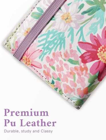 Zreal Checkbook Cover for Women & Men, Vegan Leather Check Book Cover for Duplicate Checks with Clear Divider & Pen Holder (Lavender Pink) in Saudi Arabia