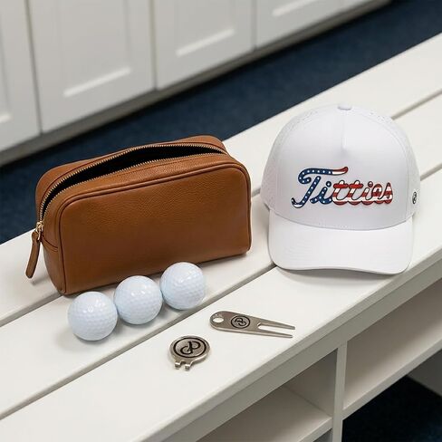 Performance Golf Hat – Patriotic US Flag Edition – Premium Laser-Vented Snapback with 3D Rubber Patch & Moisture-Wicking Fabric White in Saudi Arabia