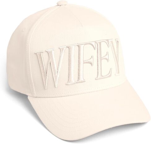 xo, Fetti Wifey Trucker Hat | Bridal Accessory, Bachelorette, Honeymoon, Wedding, Bride Gift, Ivory, Embroidered, Cotton, Bridal Era, Iconic in Kuwait