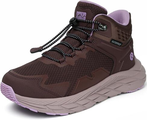 R CORD Kids Waterproof Hiking Boots Boys Girls Lightweight Breathable Non-Slip Outdoor Trekking Shoes for Little/Big Kid in Saudi Arabia