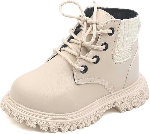 Kids Hiking Boots Lace-up Ankle Booties Comfort Winter Shoes Cozy Round Toe Western Boots Dress Short Boot in Kuwait