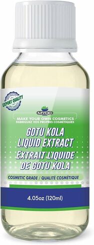 Gotu Kola Liquid Extract | Cosmetic Grade Botanical Ingredient | Non-Edible | Herbal Extract for DIY Skincare & Haircare | 120ml / 4.05 Fl Oz in Saudi Arabia