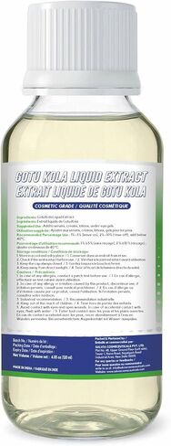 Gotu Kola Liquid Extract | Cosmetic Grade Botanical Ingredient | Non-Edible | Herbal Extract for DIY Skincare & Haircare | 120ml / 4.05 Fl Oz in Saudi Arabia
