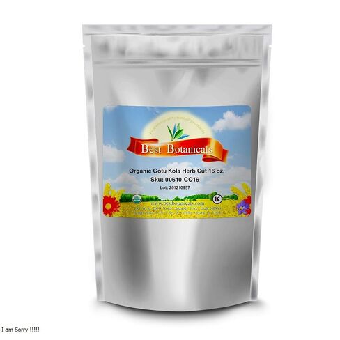 Best Botanicals Gotu Kola Herb Cut 16 oz. (Organic) in Kuwait