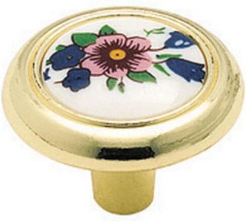 Amerock 244FWP 1-1/4" Knob with Flower Insert in Saudi Arabia