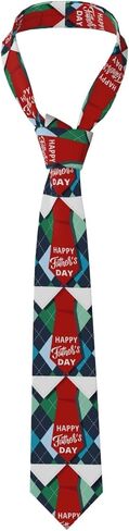 Happy Father'S Day Men'S Dress Tie Necktie Outfit Decor For Formal Business, Weddings And Events in Saudi Arabia