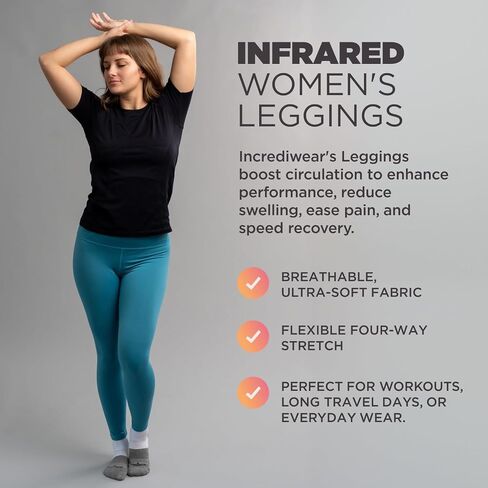 Incrediwear Women’s Leggings - Infrared Leggings for Women to Boost Circulation in Saudi Arabia