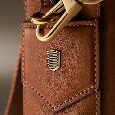 Fossil Men's Haskell or Asher Leather Messenger Briefcase Work Laptop Bag for Men in Kuwait