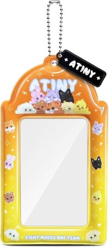 Swico Remado Cute Animal Themed Photocard Holder Decorative Cardholder for 3.8 x 2.8 Inches Lomo Cards Photos (Purple-Army) in Saudi Arabia