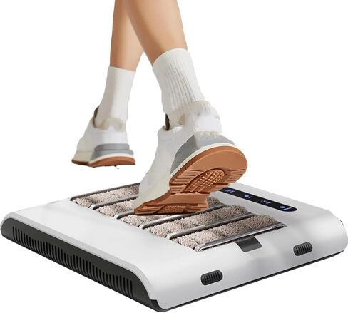 Fully Automatic Sole Cleaning Machine, Rechargeable 260RPM Entrance Shoe Brush, Dust-Free Hotel Workshop Boot in Saudi Arabia