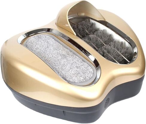 Automatic Induction Shoe Polisher, 80W Sole Cleaning Machine, Electric Shoe Polisher for Hotel Entrance Hall Sales Center (Rose Gold ) in Saudi Arabia