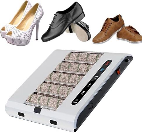 Automatic Electric Shoe Polisher & Induction Cleaner, 1000PA Waterless Sole Cleaner, Quick 5s Wipe, Perfect for Home & Office Shoe Care in Kuwait