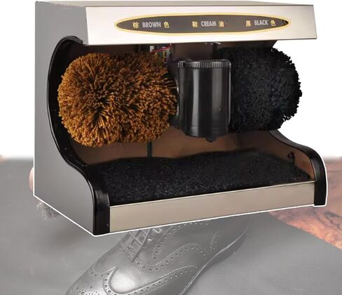 Automatic Electric Shoe Cleaner Machine, Induction Shoe Polisher for Quick and Convenient Shine, Ideal for Hotel Lobby Use in Kuwait
