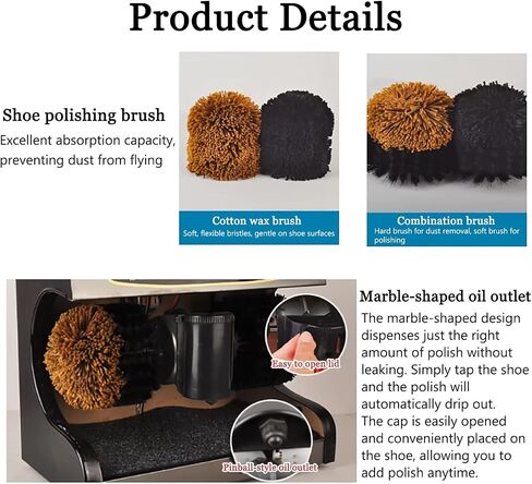 Automatic Electric Shoe Cleaner Machine, Induction Shoe Polisher for Quick and Convenient Shine, Ideal for Hotel Lobby Use in Kuwait