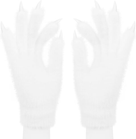 HAOAN Knit Gloves Full Finger Stretchy Winter Warm Costume Accessories for Women Men in Saudi Arabia