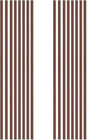 MYSTICHOME 16PCS Natural Reed Diffuser Sticks - Strong Scent for Large Rooms, Bathroom & Bedroom. Ideal Housewarming Gift, Coffee Table Decor, Brown Set in Saudi Arabia