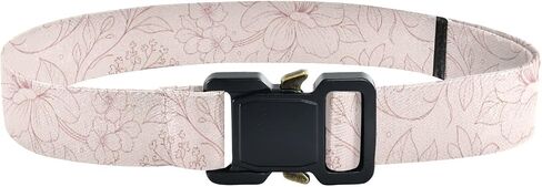 Abstract Floral Kids Elastic Belts for Boys Girls, Adjustable Stretch Belt with Metal Buckle for Baseball Golf in Saudi Arabia