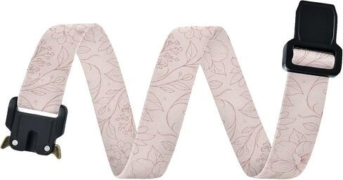 Abstract Floral Kids Elastic Belts for Boys Girls, Adjustable Stretch Belt with Metal Buckle for Baseball Golf in Saudi Arabia