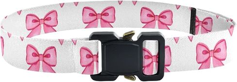 Watercolor Bow Pattern Kids Elastic Belts for Boys Girls, Adjustable Stretch Belt with Metal Buckle for Baseball Golf in Saudi Arabia