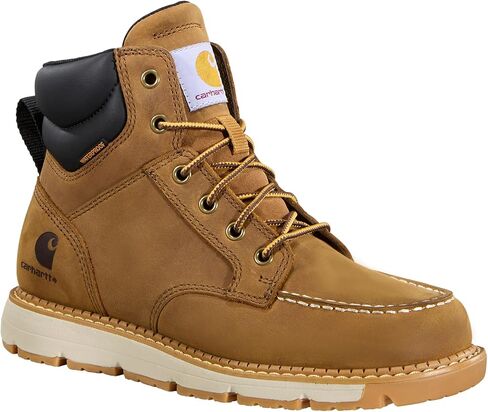 حذاء نسائي من Carhartt Millbrook بطول 15.24 سم ناعم عند أصابع القدم مقاوم للماء، حذاء عمل جلدي، مقاوم للانزلاق، تصنيف EH in Kuwait