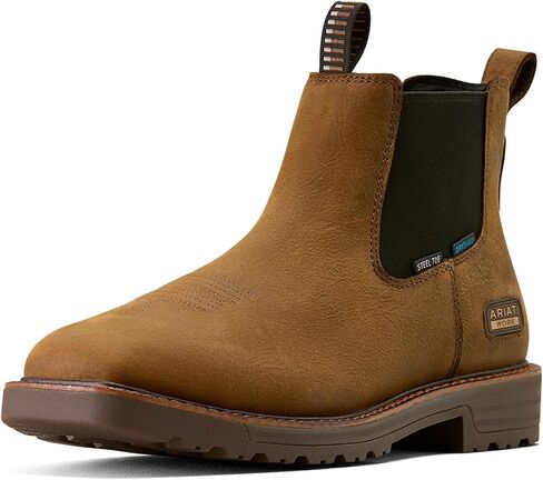 ARIAT mens Activator Chelsea Waterproof Wide Square Toe Steel Toe Work Boot in Kuwait