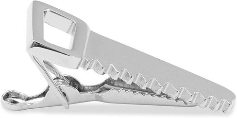 Baxter Silver Saw Tie Bar Silver Rhodium Plating Baxter Silver Saw Tie Bar in Kuwait
