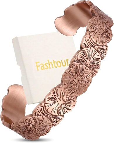 Pure Copper Bracelet – Copper Bracelet for Men & Women – 100% Solid, Raw & Uncoated Handmade Hammered Tibetan Cuff Bangle in Saudi Arabia
