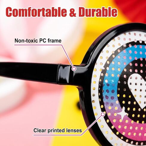 6 Pack Funny Googly Eye Novelty Glasses Crazy Prank Eyeglasses with Cartoon Eyes Party Sunglasses for Photo Booth Props for Halloween Birthday Cosplay Gag Gifts in Saudi Arabia