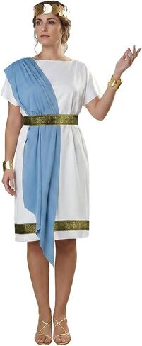 Adult Toga Costume Set, Universal Roman Costume Outfit, Greek God Costumes for Men Women Halloween Cosplay Party Accessories in Kuwait