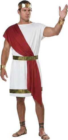 Adult Toga Costume Set, Universal Roman Costume Outfit, Greek God Costumes for Men Women Halloween Cosplay Party Accessories in Kuwait