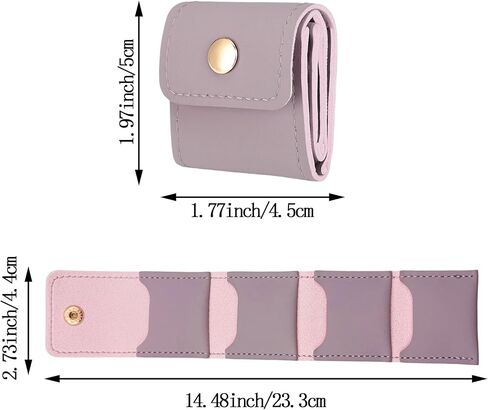 5PCS Mini Travel Jewelry Bag Foldable Multifunctional Travel Jewelrys Pouch for Earrings Rings Necklace Travel Essentials Organizers and Storage in Saudi Arabia