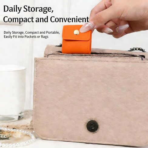 5PCS Mini Travel Jewelry Bag Foldable Multifunctional Travel Jewelrys Pouch for Earrings Rings Necklace Travel Essentials Organizers and Storage in Saudi Arabia