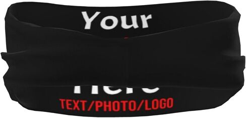 Custom Sweatbands for Men Women, Design Your Own Text Name Image Photo Personalized Sports Headbands in Kuwait