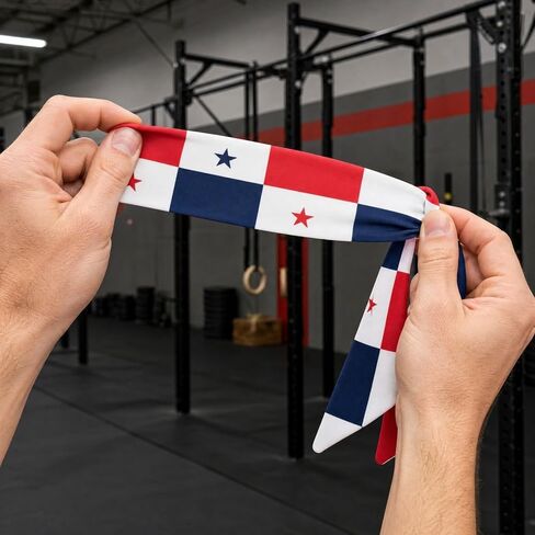 ONUPGO Sports Tie Headband Bandana, Elastic Adjustable Sweat Band for Men and Women in Kuwait