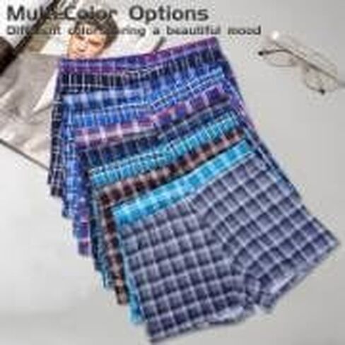50-Pack Men’s Underwear Loose Fit Boxer Shorts, Value Case Pack of Assorted Colors, US Sizes (S-XXL), Individually Wrapped with Accurate Size Labels, Bulk Essentials for Care Packages & Outreach in Saudi Arabia