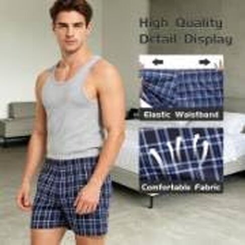 50-Pack Men’s Underwear Loose Fit Boxer Shorts, Value Case Pack of Assorted Colors, US Sizes (S-XXL), Individually Wrapped with Accurate Size Labels, Bulk Essentials for Care Packages & Outreach in Saudi Arabia