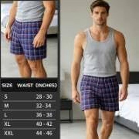 50-Pack Men’s Underwear Loose Fit Boxer Shorts, Value Case Pack of Assorted Colors, US Sizes (S-XXL), Individually Wrapped with Accurate Size Labels, Bulk Essentials for Care Packages & Outreach in Saudi Arabia