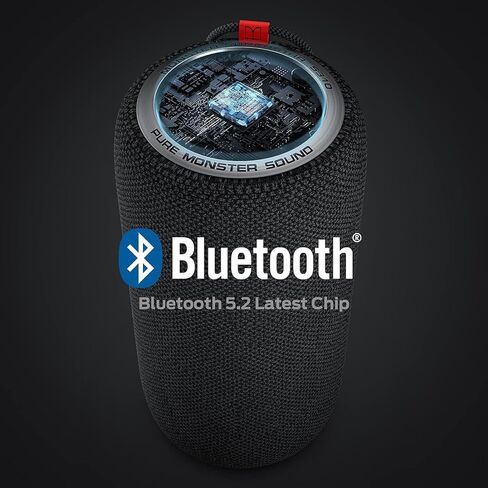 Monster S310 Upgraded Bluetooth Speaker, 30W Portable Bluetooth Speaker True Wireless Stereo Pairing Deliver Dynamic Sound, IPX6 Waterproof, Bluetooth 5.2 Built-in Mic, 24H Playtime, for Party, Blue in Kuwait