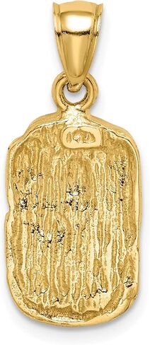 Goldia 14K Yellow Gold Nugget Pendant in Kuwait