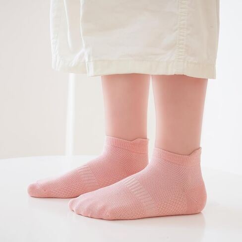 Girls Socks 9 Pairs Ankle Athletic Socks White Cotton Sock For Little Big Kids in Saudi Arabia