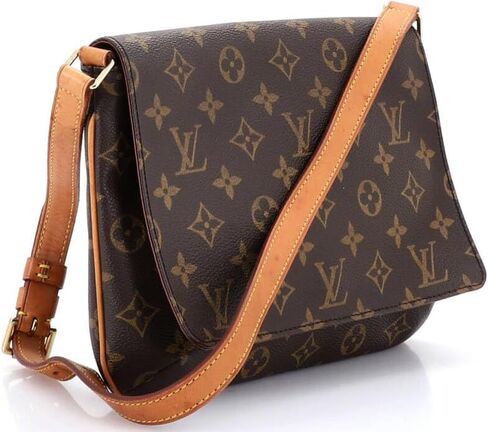 Louis Vuitton Pre-Loved Musette Tango Handbag Monogram Canvas, Brown in Saudi Arabia