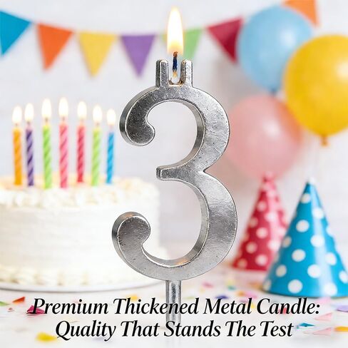 Reusable Number Birthday Candle Holder Set,Number Candle Holders for Birthday Cakes,Reusable Number Candles for Birthday Cakes,Metal Number Candle Holder,Thickened Numer 0~9,Covering All Ages (2PCS) in Saudi Arabia