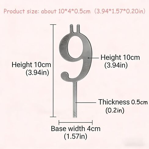 Reusable Number Birthday Candle Holder Set,Number Candle Holders for Birthday Cakes,Reusable Number Candles for Birthday Cakes,Metal Number Candle Holder,Thickened Numer 0~9,Covering All Ages (2PCS) in Saudi Arabia