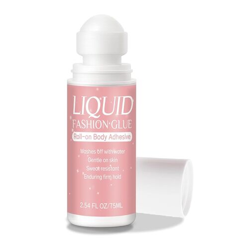 Vigorder Body Adhesive for Clothing Roll-On 2.54 Oz – Sweat Resistant & Long Lasting Body Glue for Clothes for Dancers, Socks, Leotards, Bras, Wigs, Costumes in Kuwait